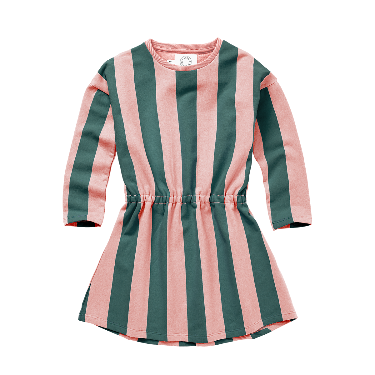 Dress Block Stripe Peach Parfait