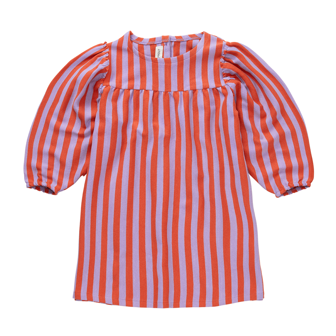 Poppy Dress Stripe Lavender