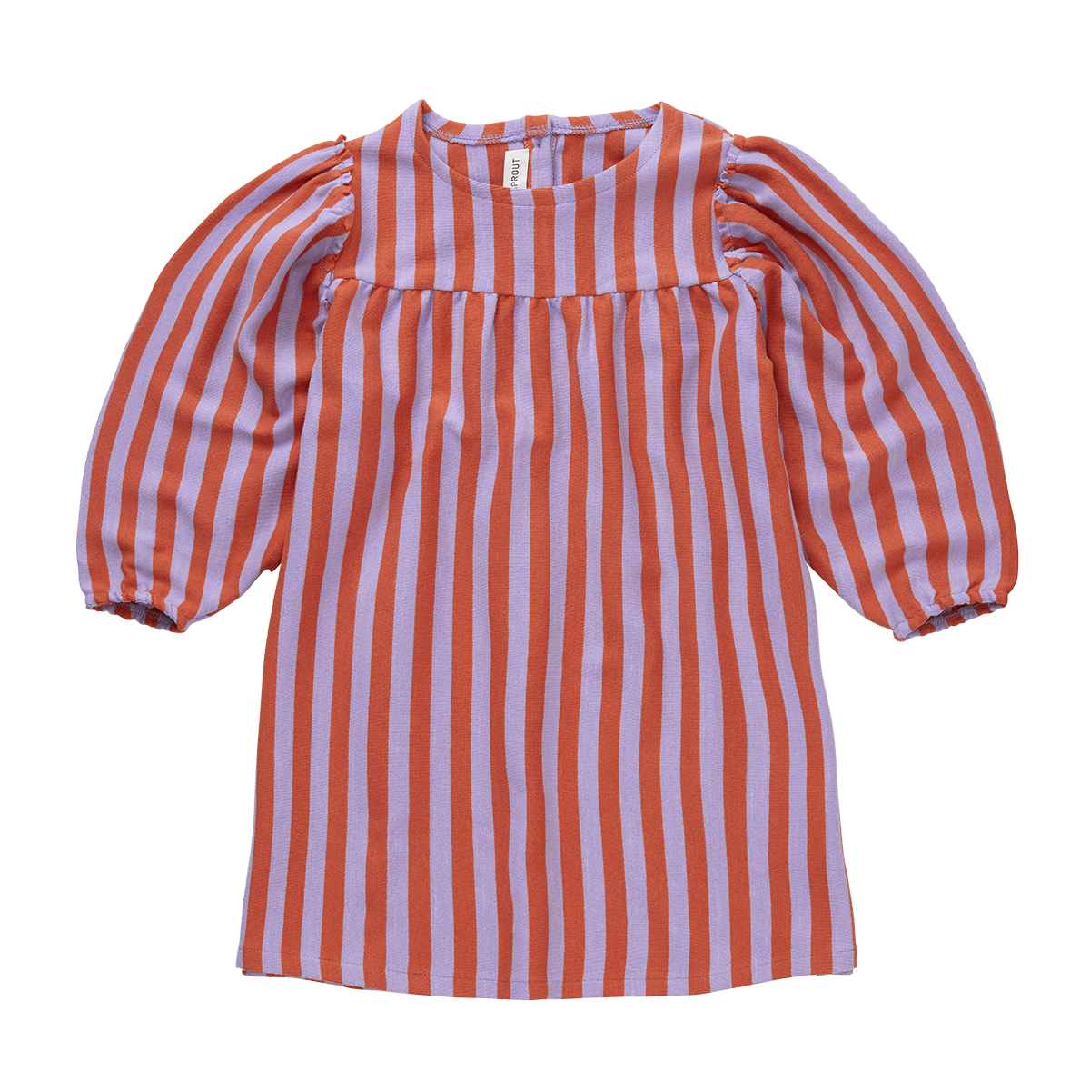 Poppy Dress Stripe Lavender