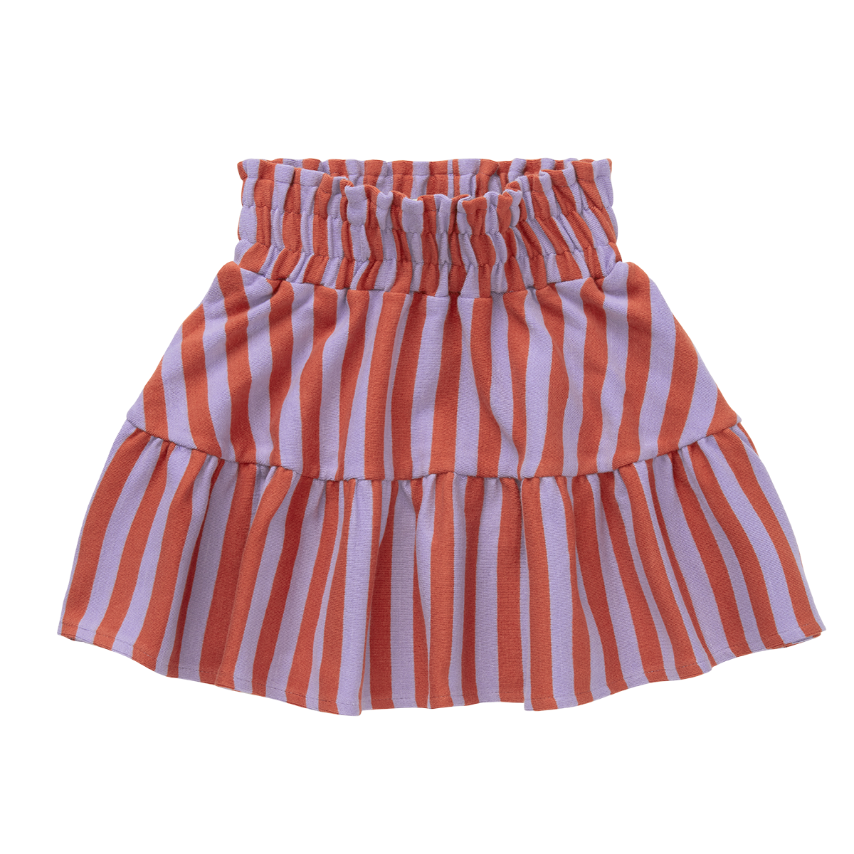 Smock Skirt Stripe Lavender