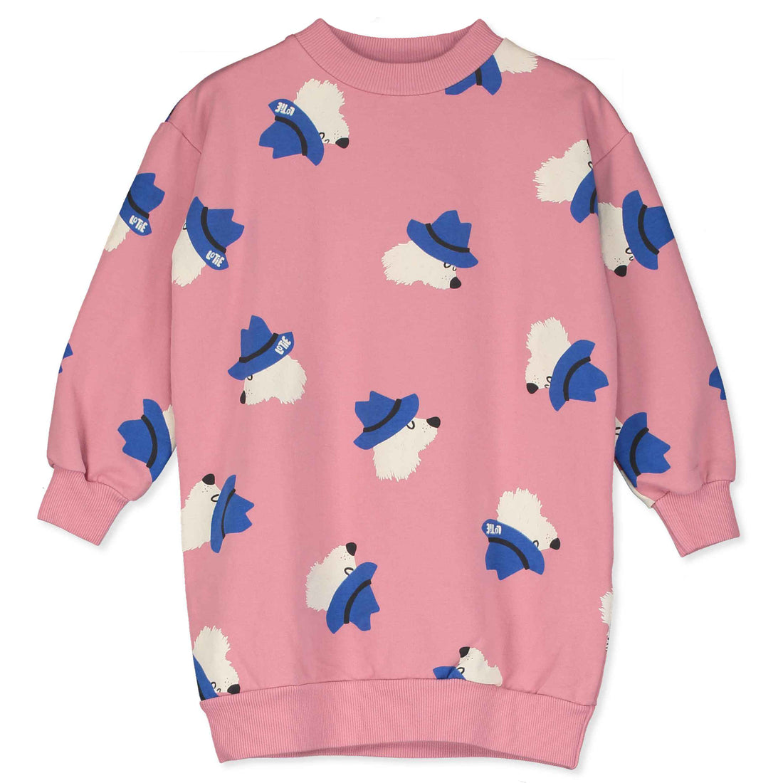 Long Sweatdress Chill Dogs Rose