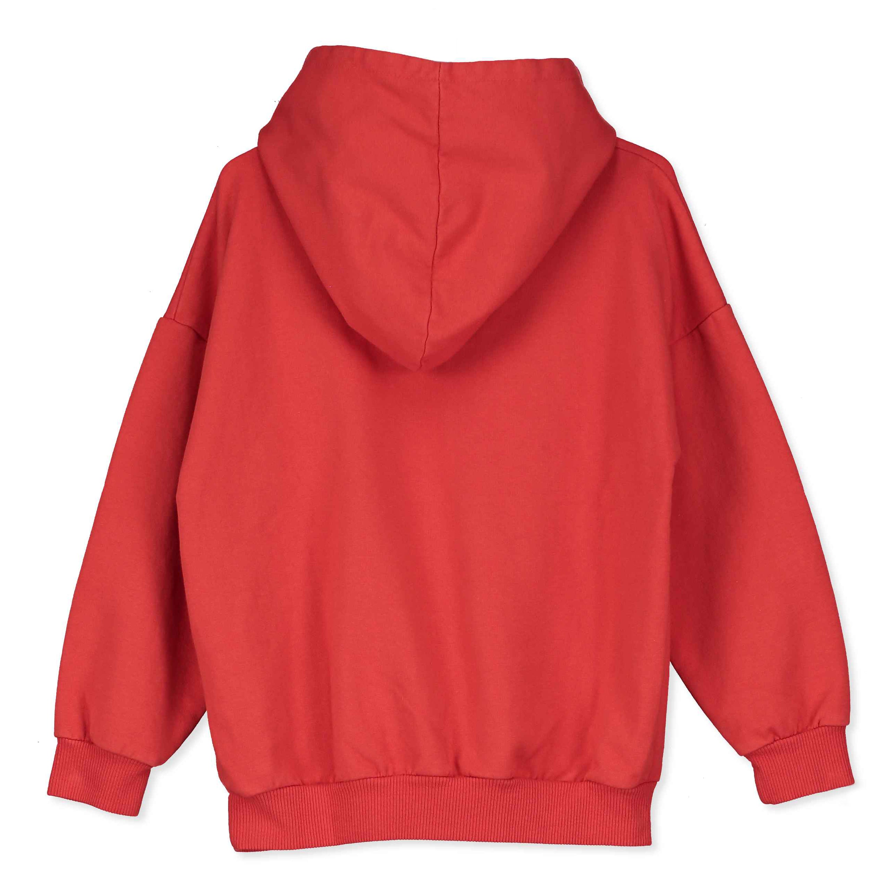 Little Monster Red Hooded Sweatshirt