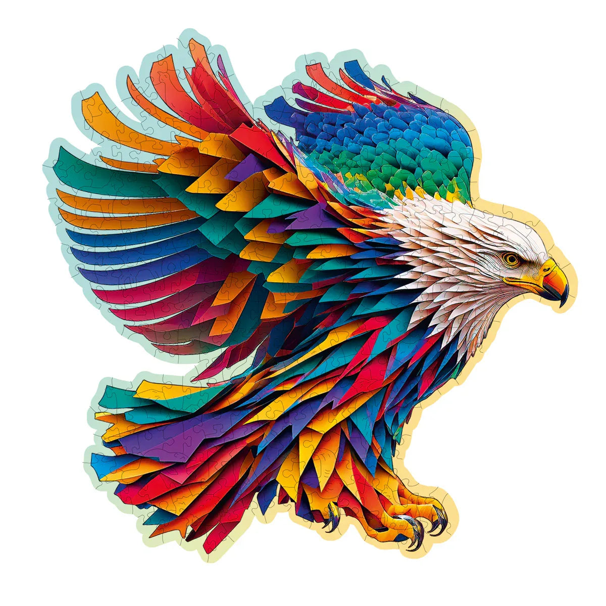 Bright Eagle 275 pcs - Wooden City Puzzle