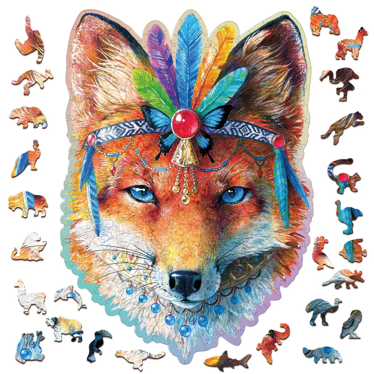 Mystic Fox 290 pcs - Wooden City Puzzle