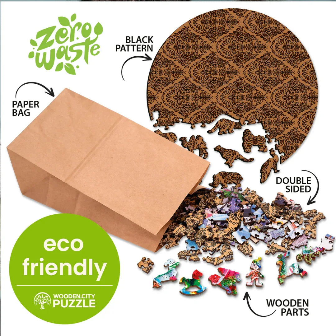 Mystic Fox 290 pcs - Wooden City Puzzle