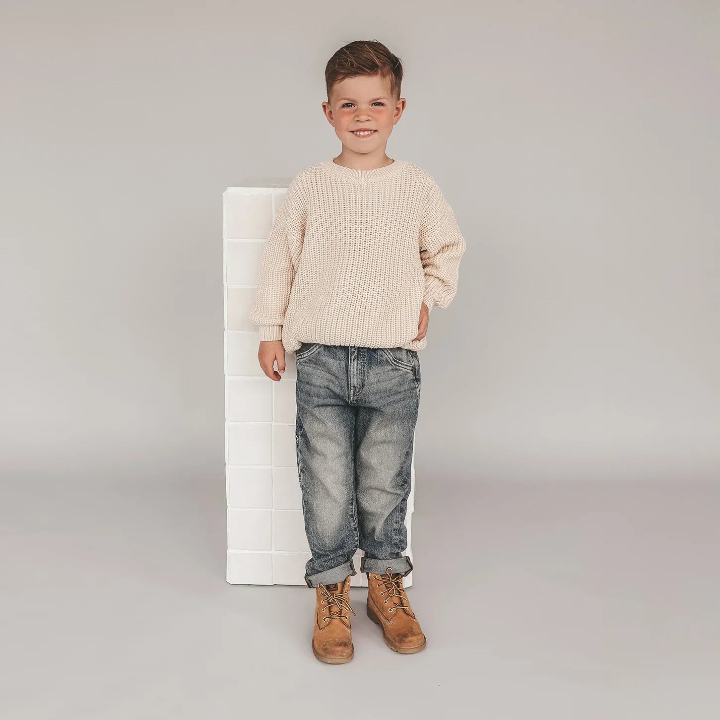 Denim Worker Jeans Tinted Mid Blue - KDkes