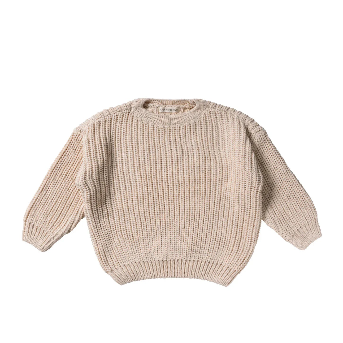 Knit Chunky Sweater Sand - KDkes