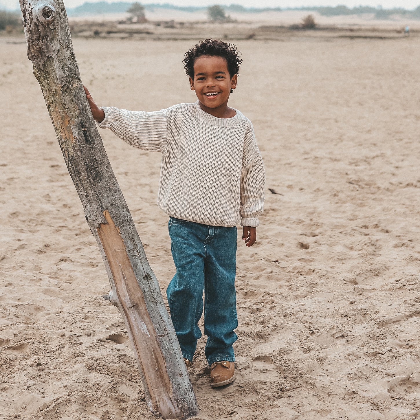 Knit Chunky Sweater Sand