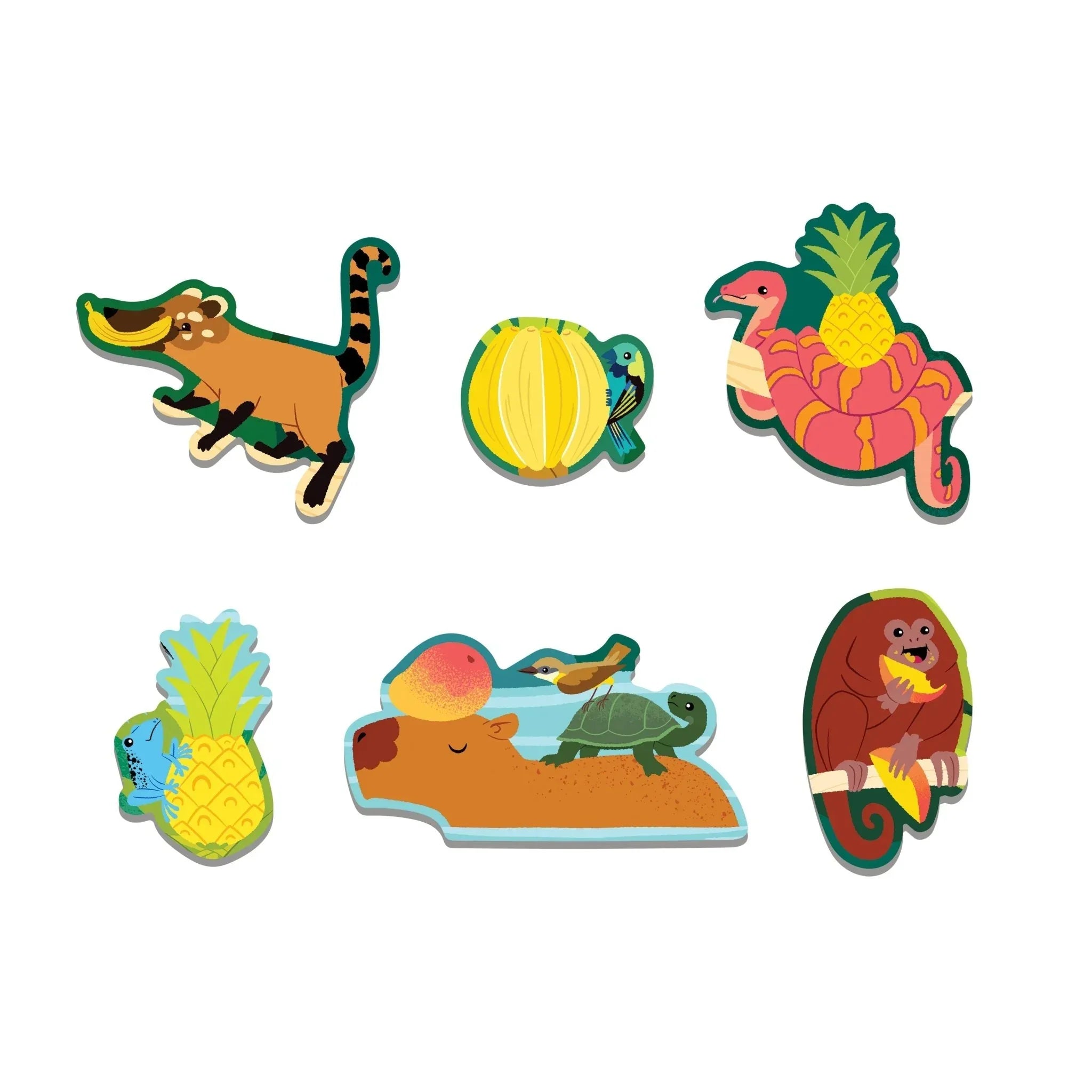 Scratch & Sniff Puzzle Fruity Jungle 60pcs - Mudpuppy