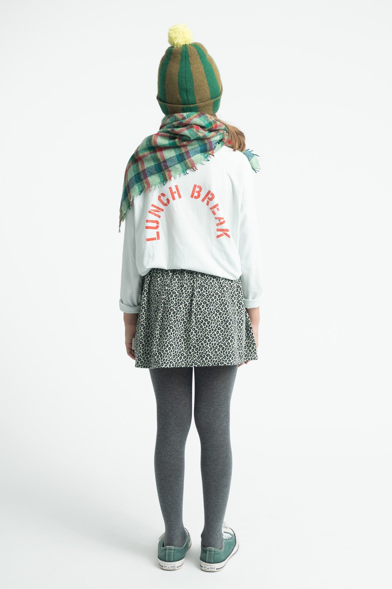 Longsleeve T-shirt Light Grey With Multicolor Juice Box Print