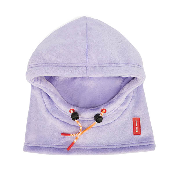 Fleece Combi Bivakmuts Sjaal Warmy Mauve