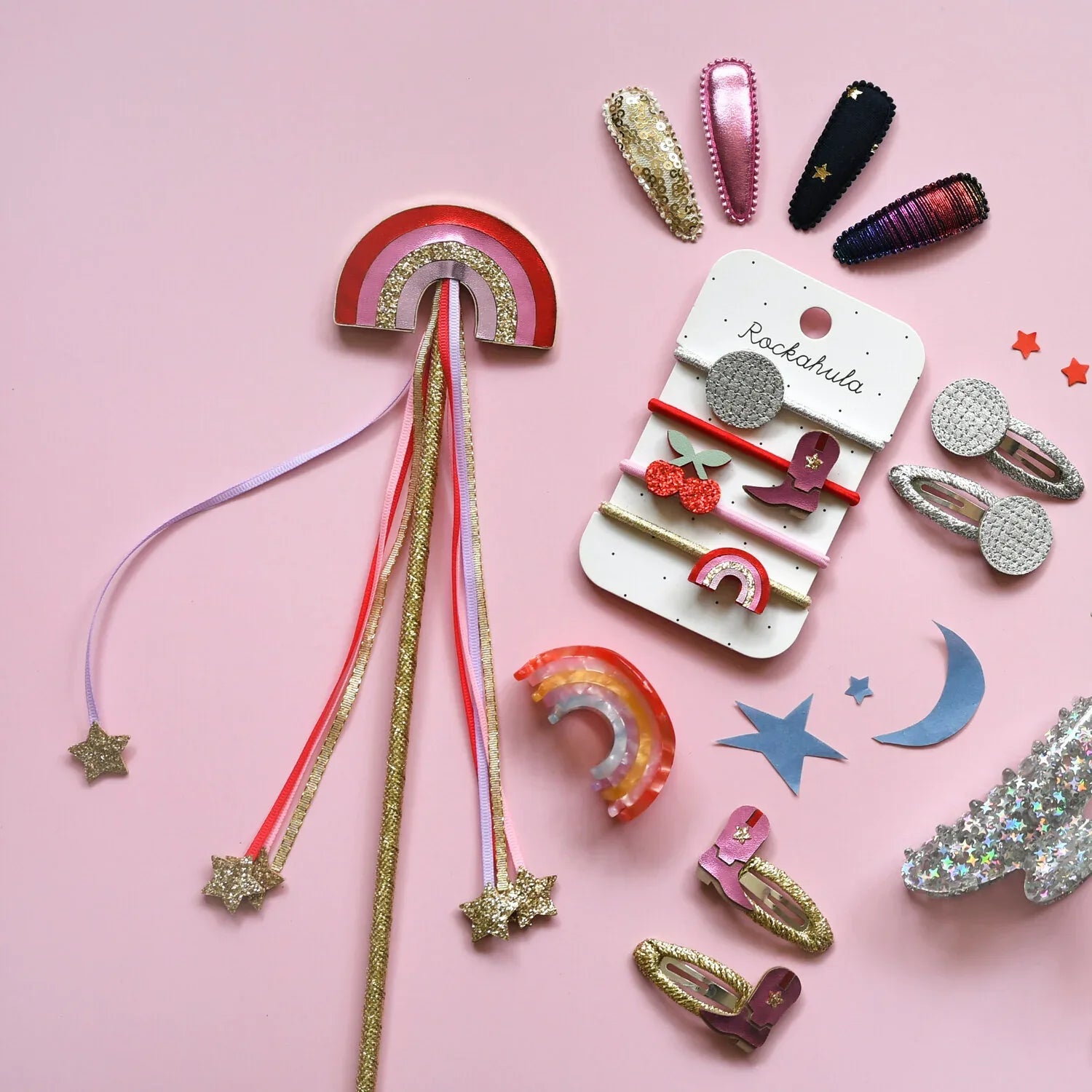 Shimmer Rainbow Claw Clip - Rockahula