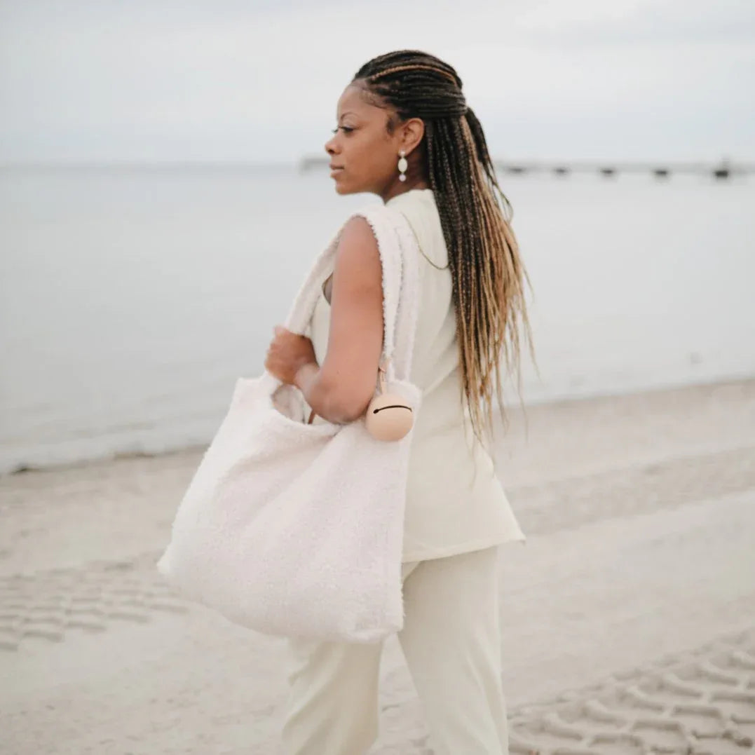 Bibs Silicone Pacifier Case Blush - Mushie