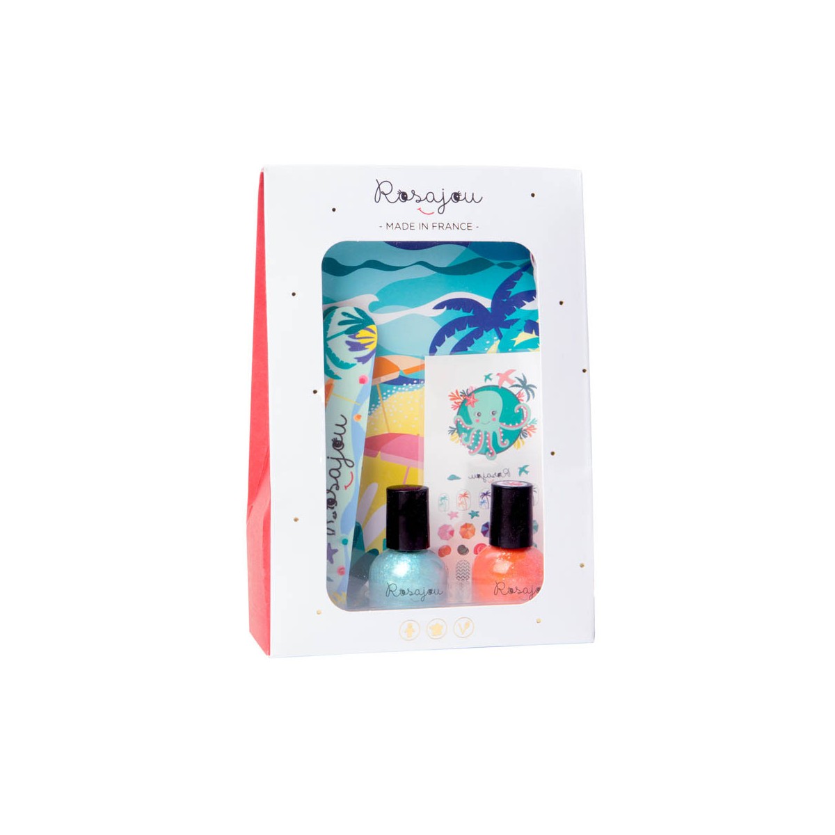 Set 2x Nagellak Met Vijl Fee x Corail