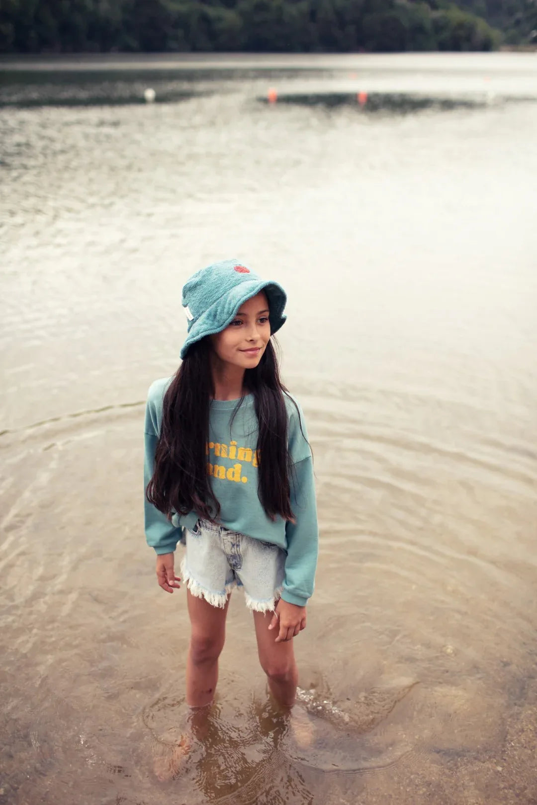 Hat Green Apple Print - Piupiuchick