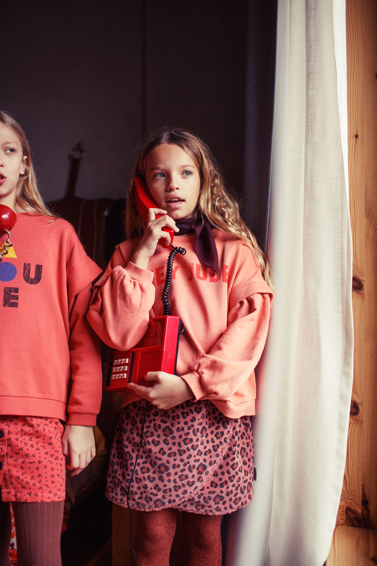 Sweatshirt Pink With Hey Jude Print