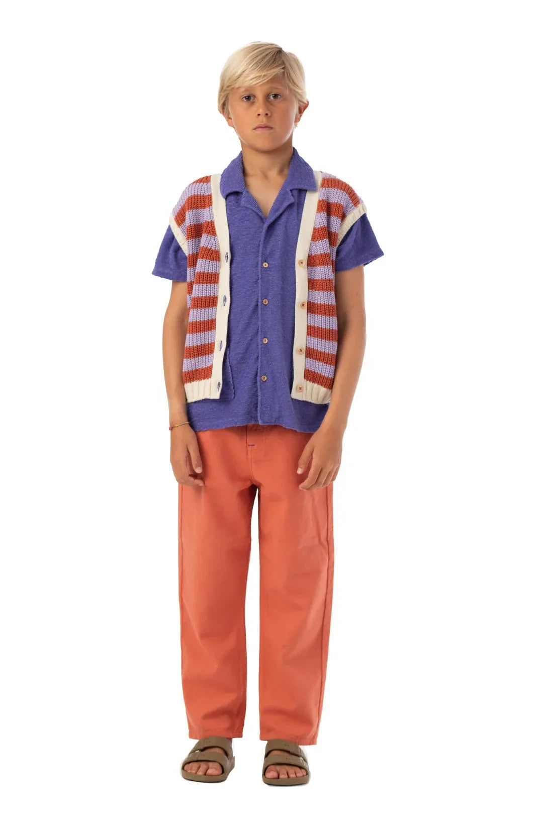 Unisex Trousers Terracotta - Piupiuchick