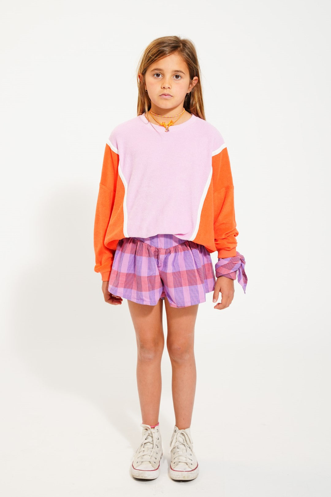 Sweatshirt Orange & Lavender