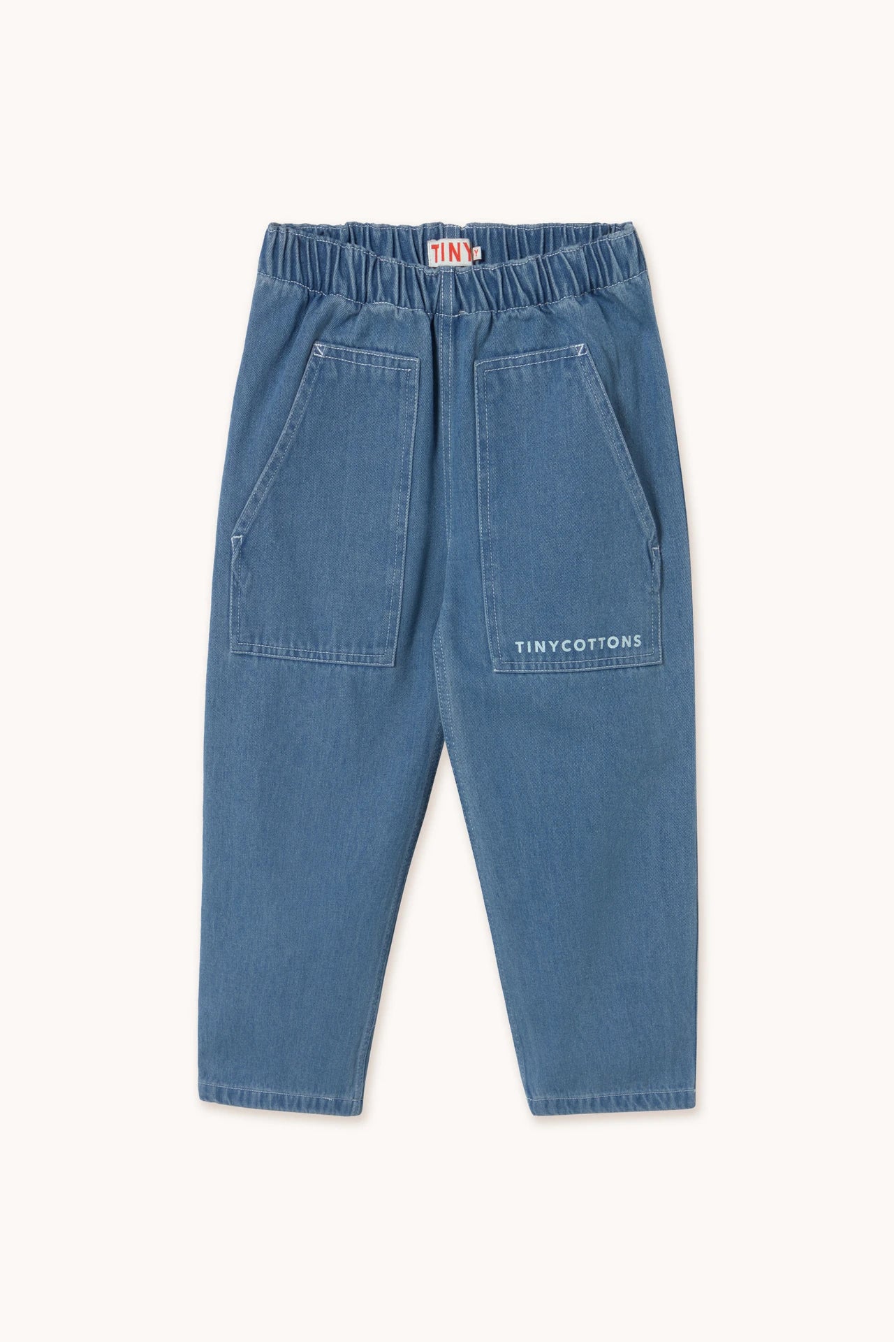 Graphic Denim Pant Light Blue Denim