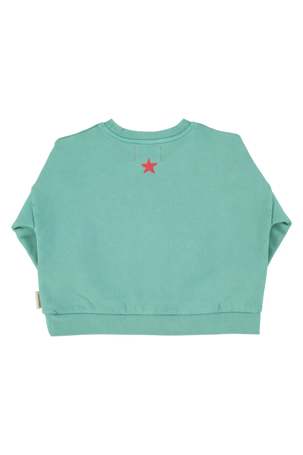Sweatshirt Turquoise With Peace Print - KDkes