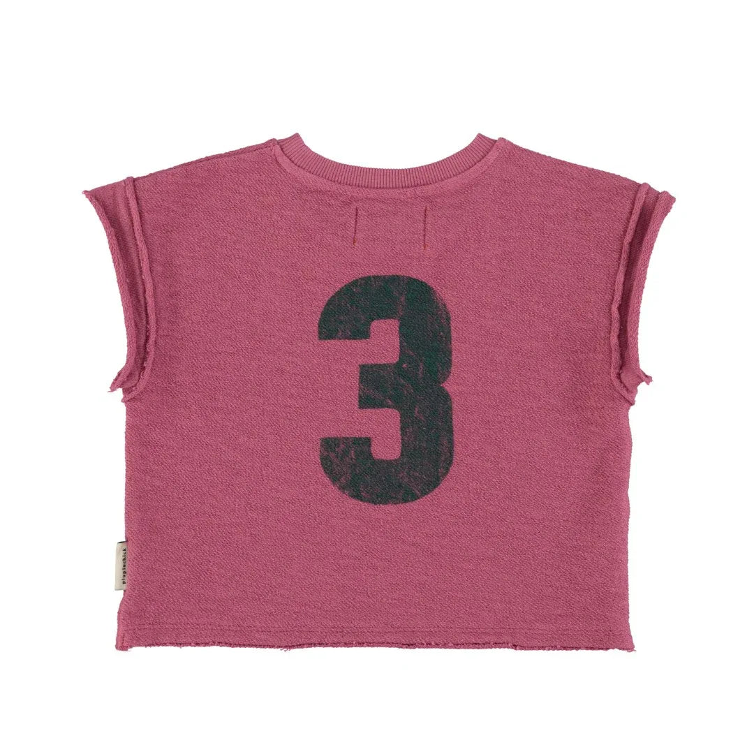 T-Shirt Aubergine With Spring Lodge Print - Piupiuchick