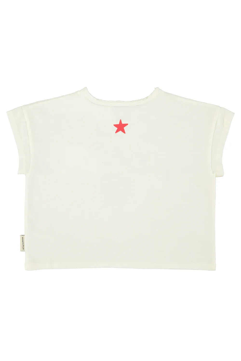 T-shirt Ecru With Peace Print - Piupiuchick