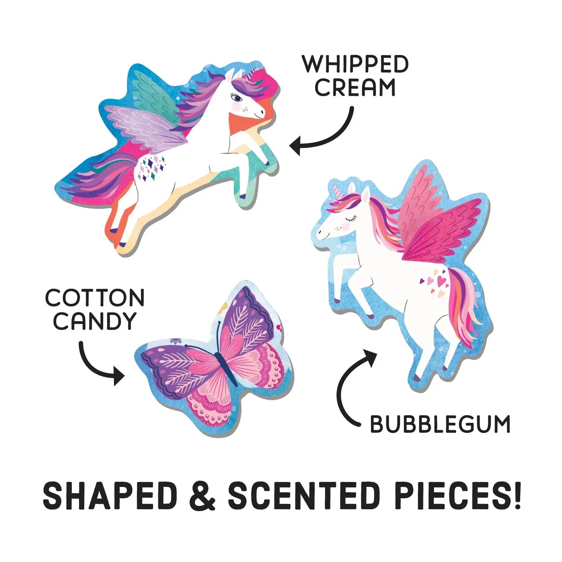 Scratch & Sniff Puzzle Unicorn Dreams 60pcs - Mudpuppy