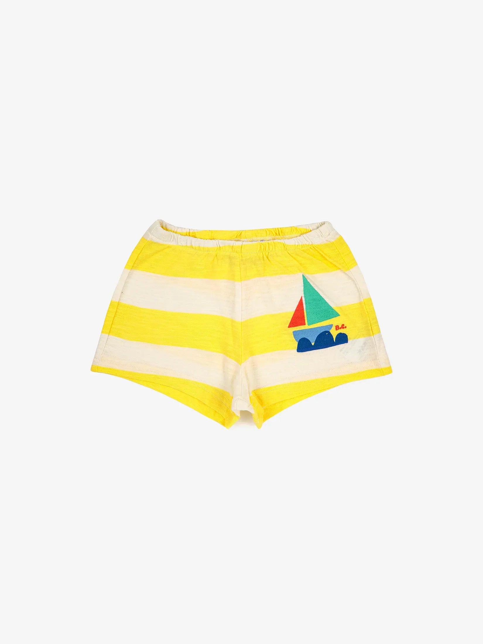 Baby Yellow Stripes shorts - Bobo Choses