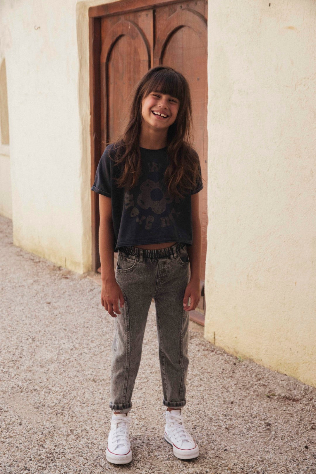 Pants Harleydnm Light Grey Washed Denim