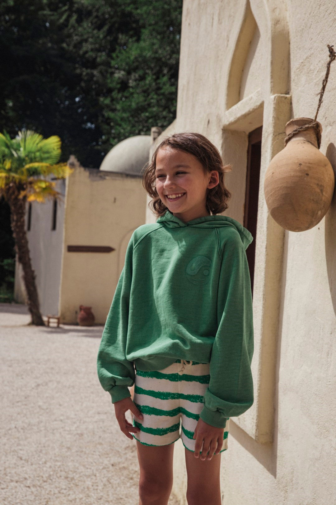 Short Apollo Stripe Green