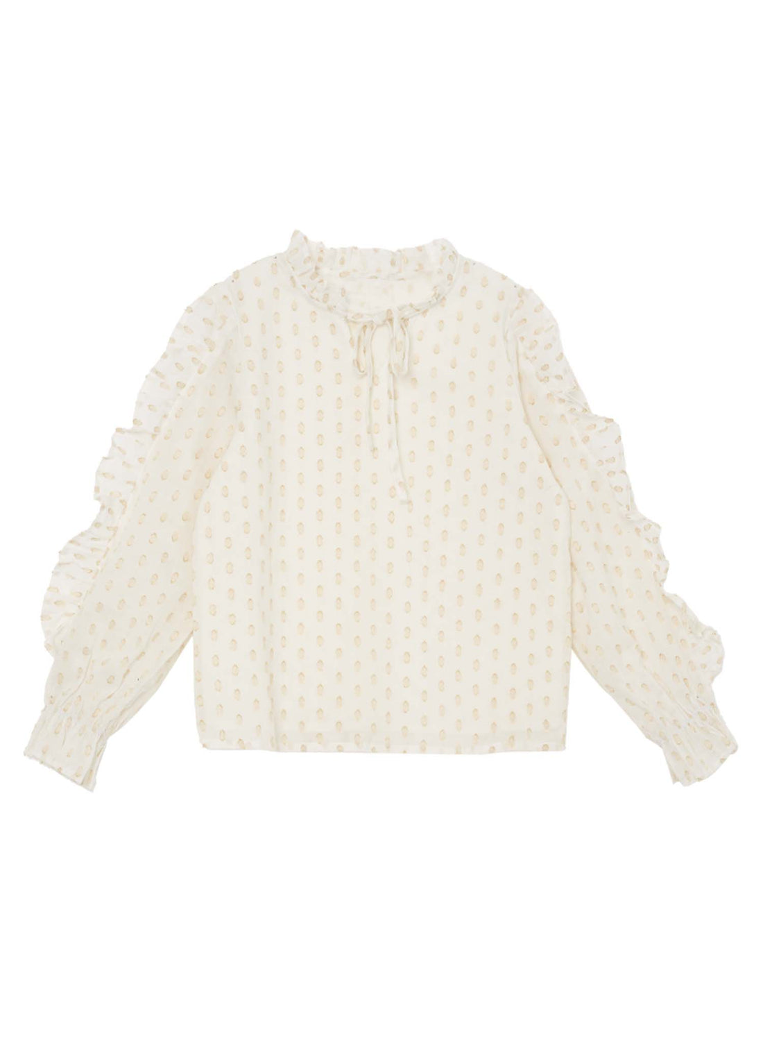 Blouse Kaja Dott White van Ammehoela