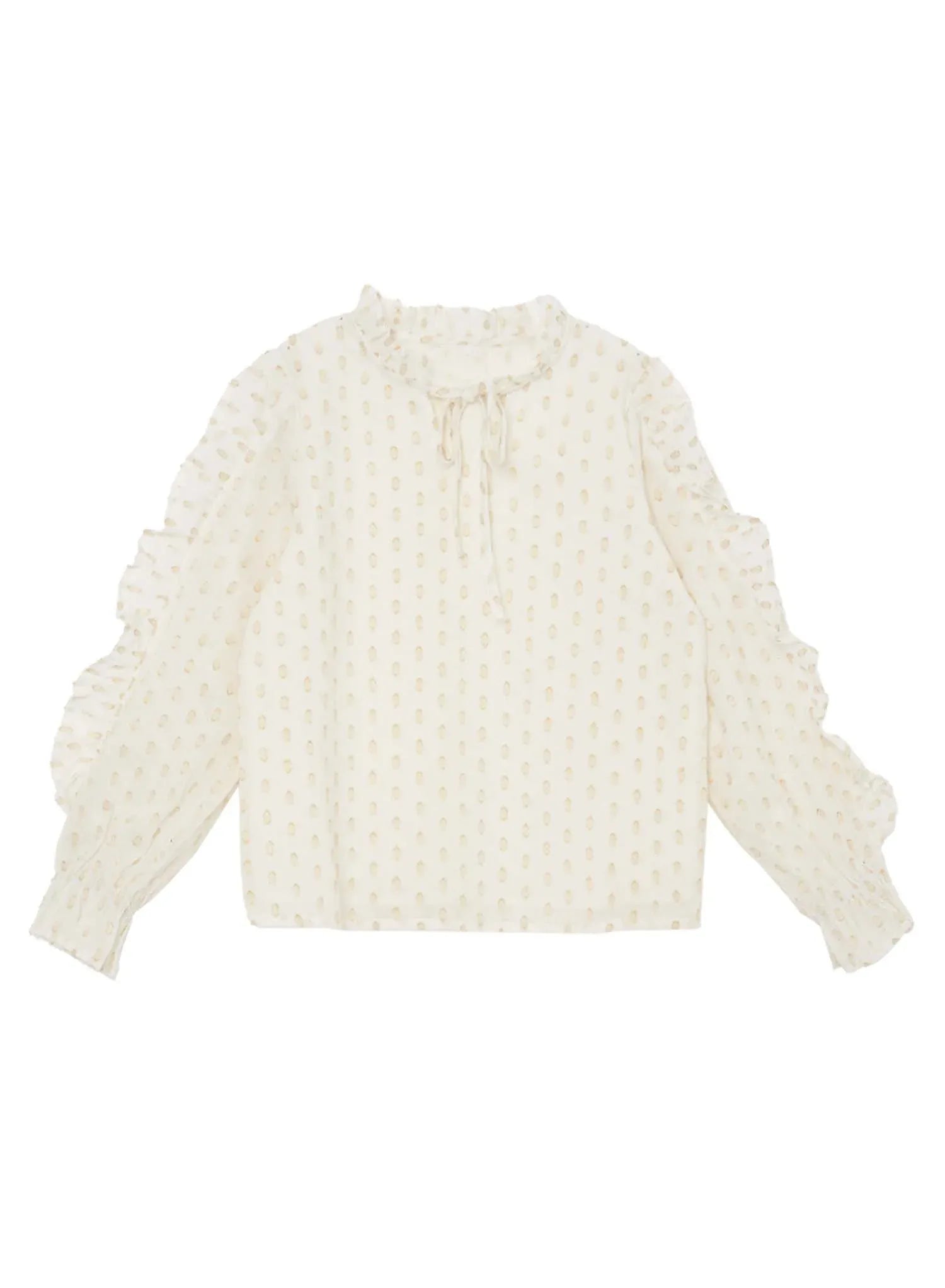 Blouse Kaja Dott White - Ammehoela