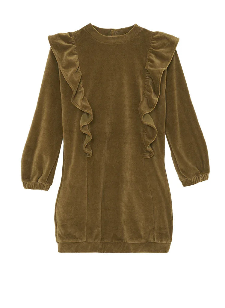 Dress Lucy Gothic Olive - Ammehoela