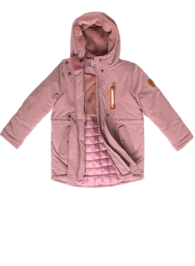 Winter Jacket Storm Antique Rose