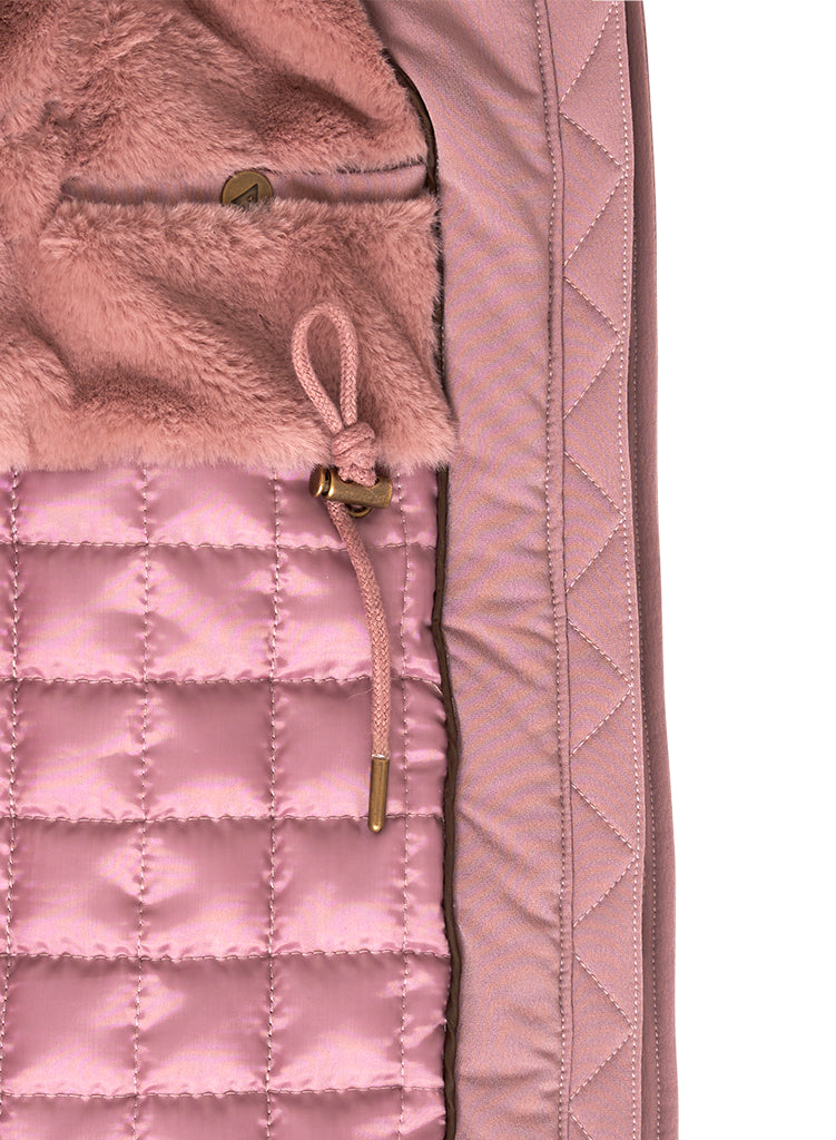 Winter Jacket Storm Antique Rose