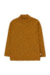 Mockneck Tee Animal Print Mustard Chestnut van Tinycottons