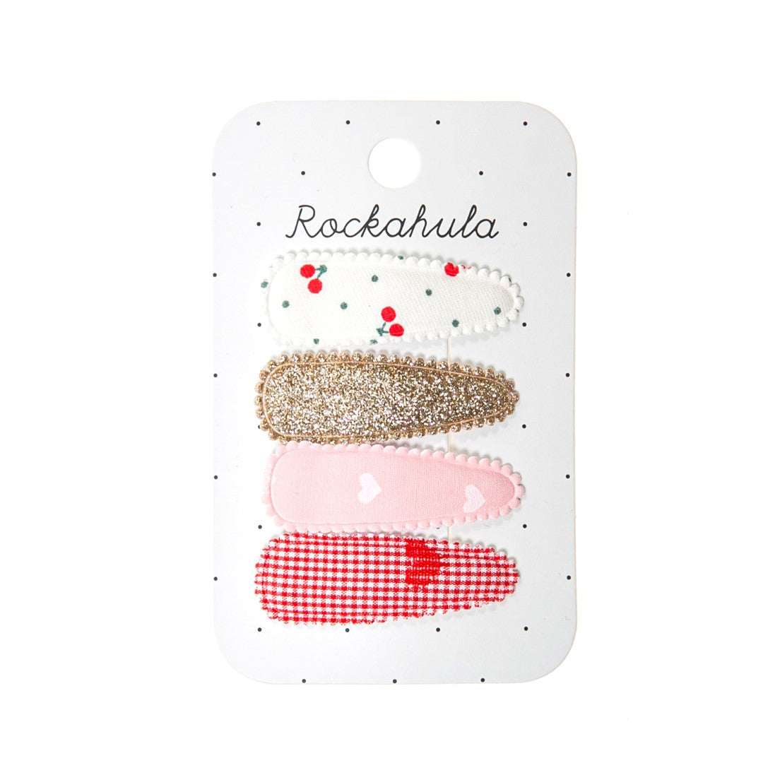 Rockahula | Sweet Cherry Fabric Clip Set