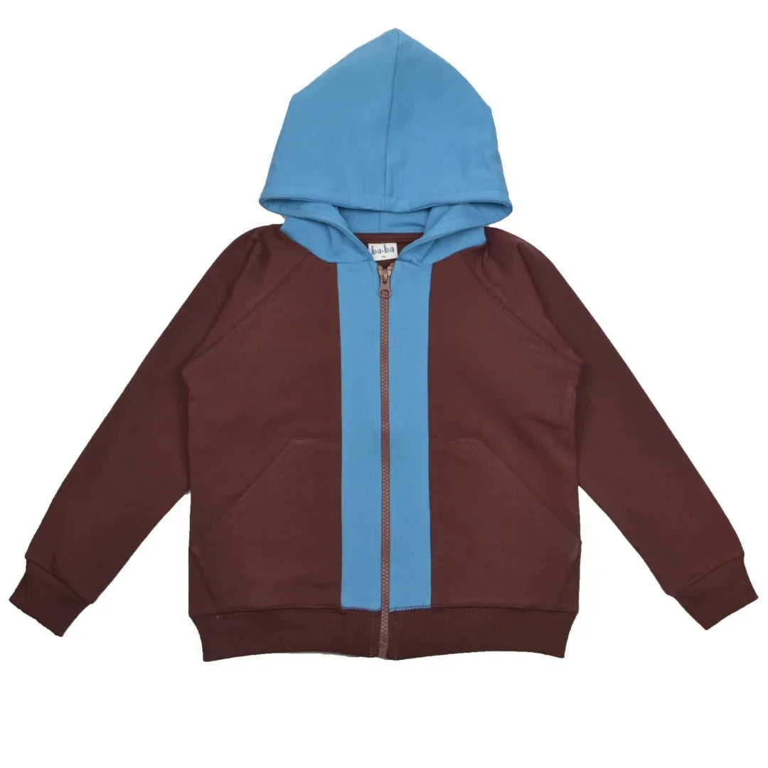 Hoodie Rum Raisin - Baba Kidswear