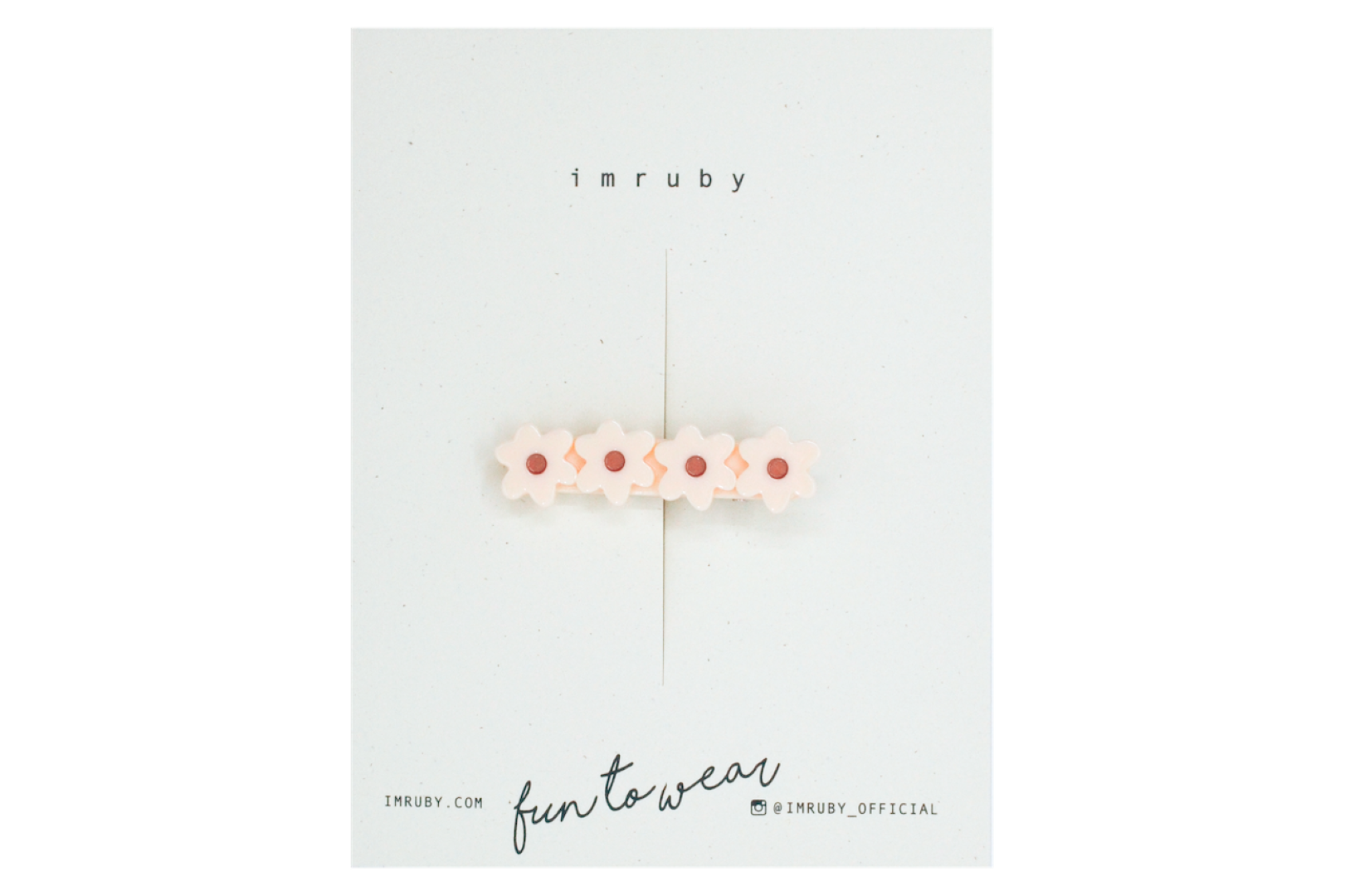 Imruby | Flower Clip Nina