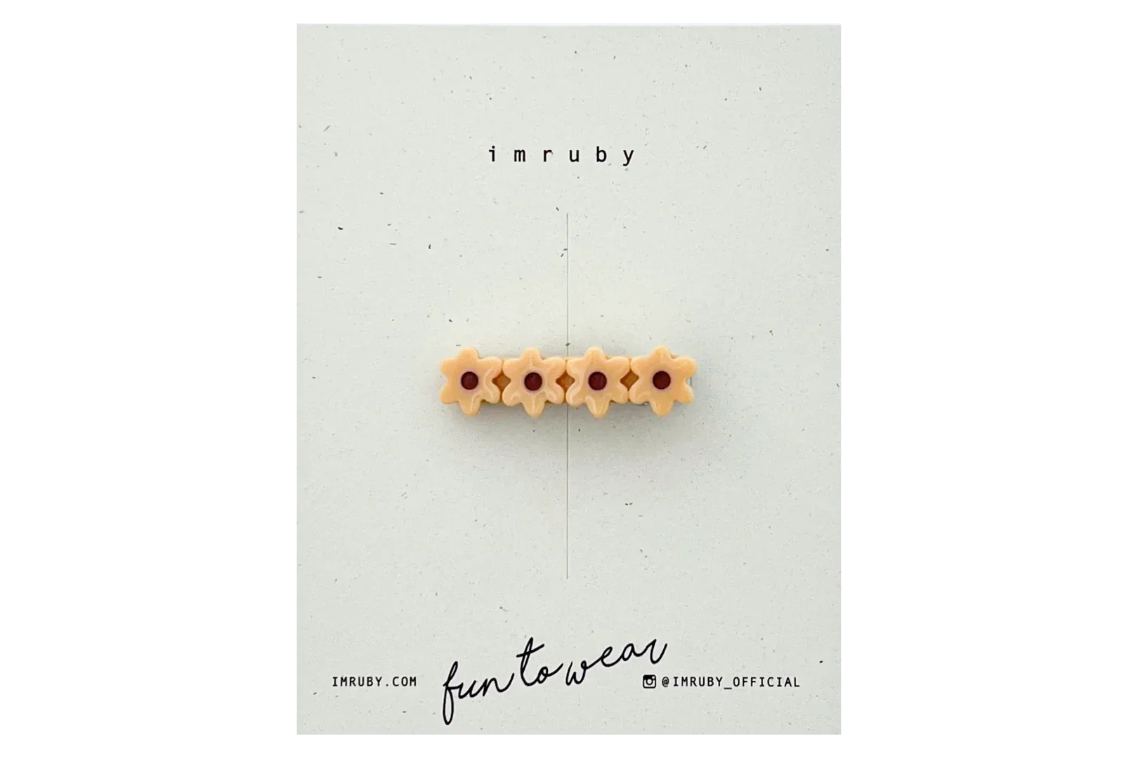 Flower Clip Olga - Imruby