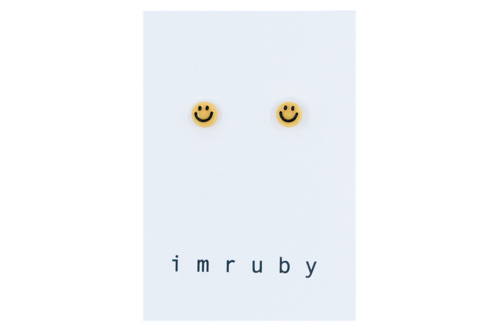 Smiley Stud Earrings Pepper