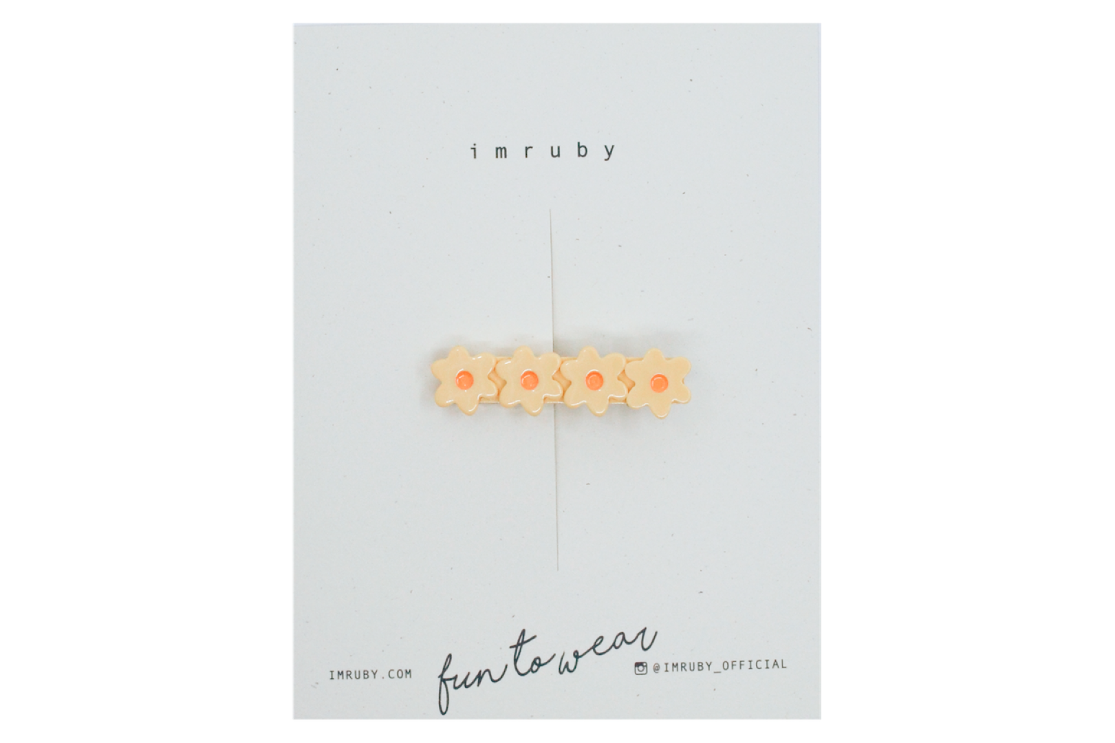 Imruby | Flower Clip Prune