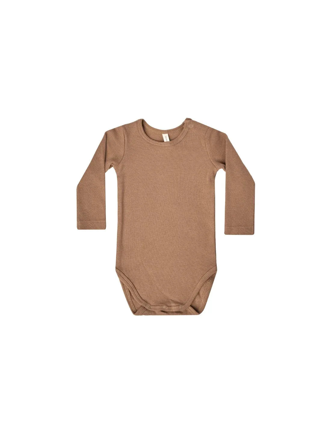 Ribbed Bodysuit Clay - Quincy Mae
