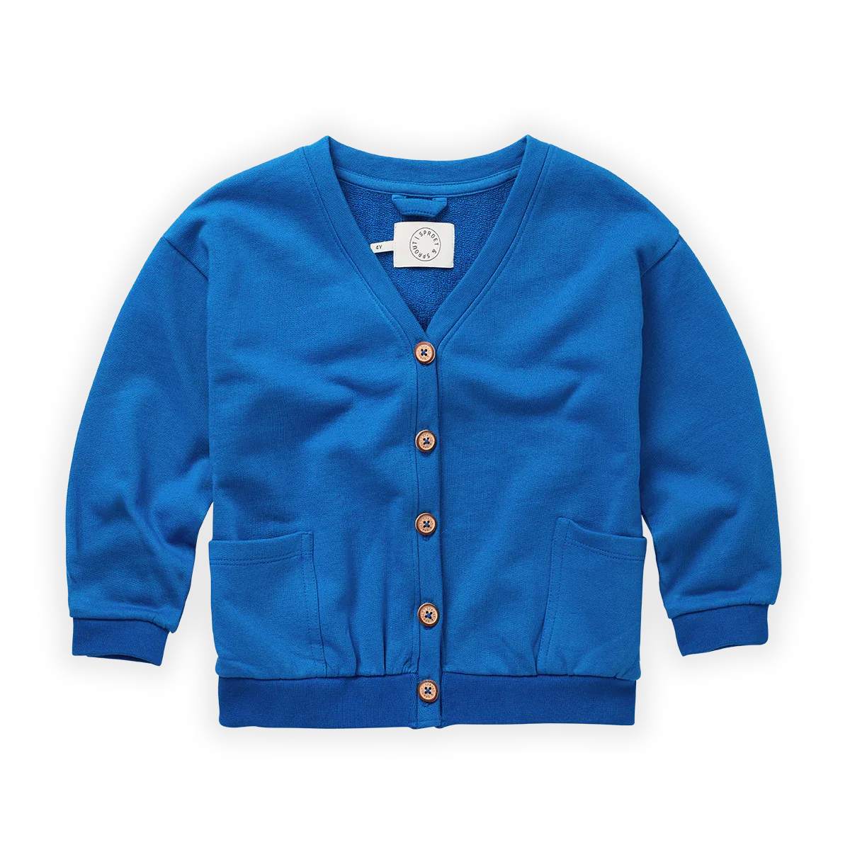 Sweat Cardigan Azzurra Blue - Sproet & Sprout