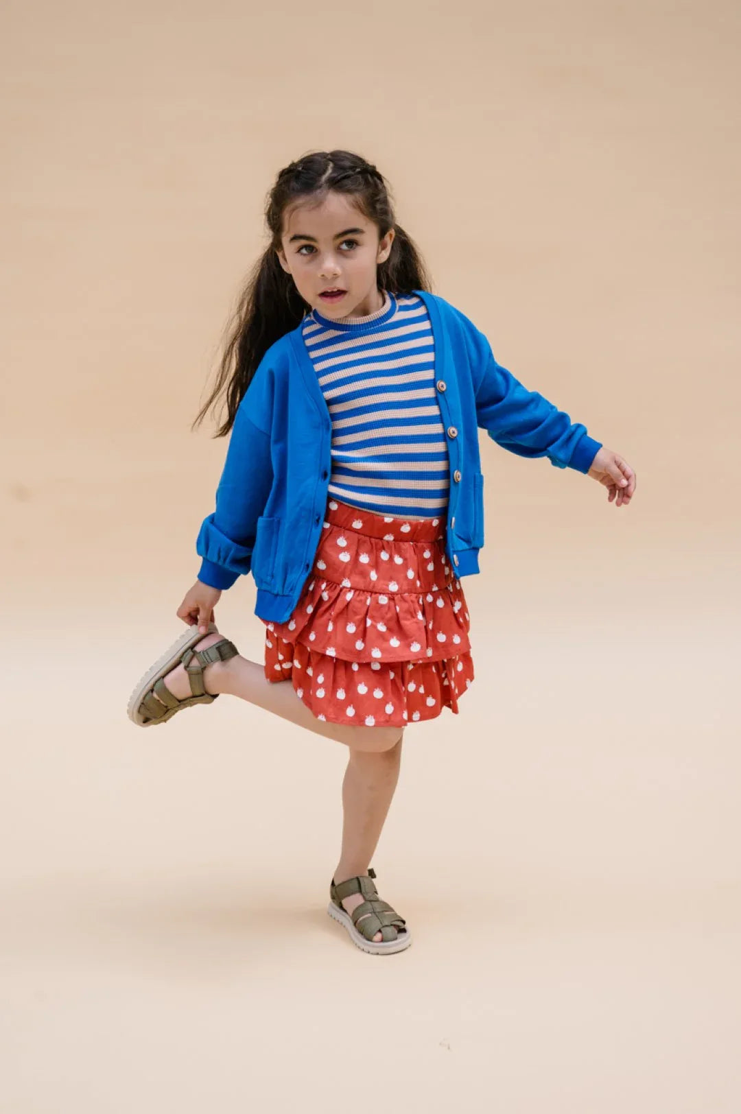 Sweat Cardigan Azzurra Blue - Sproet & Sprout