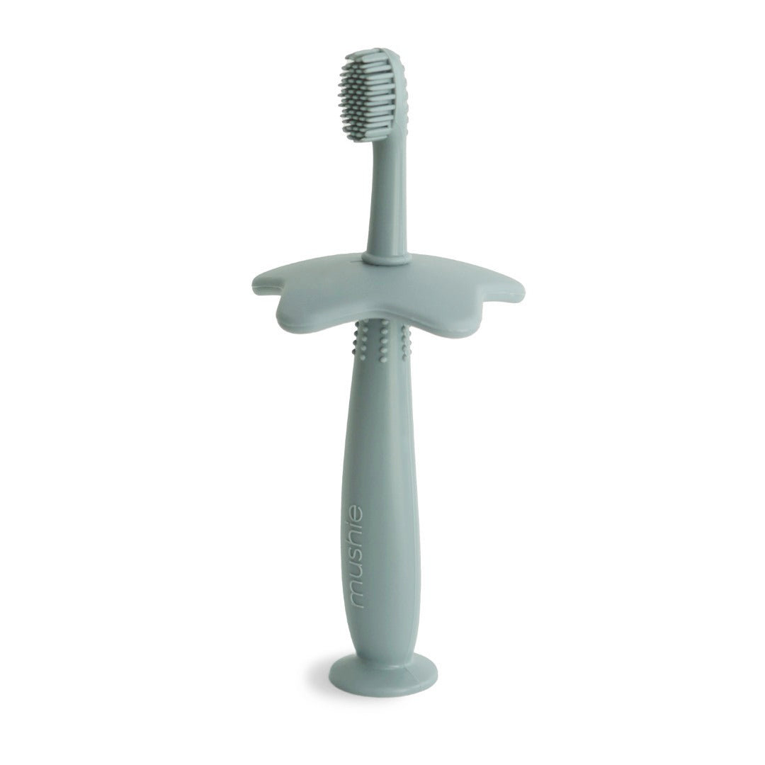 Mushie | Training Toothbrush Star Cambridge Blue
