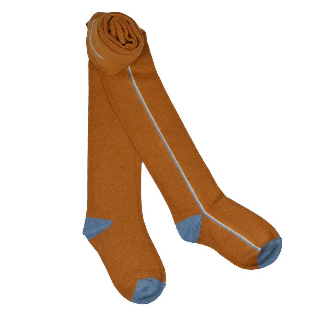 Tights Knitwear Stripe Sudan Brown - Baba Kidswear