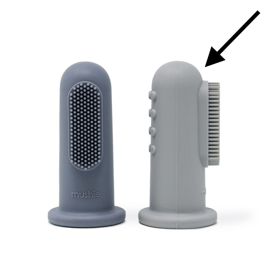 Mushie | Finger Toothbrush Stone