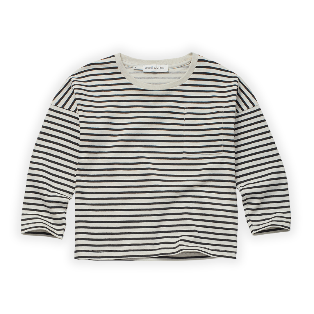 Longsleeve Stripe Ivory van Sproet & Sprout