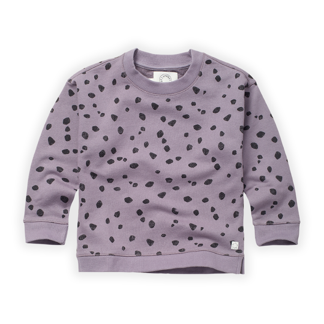 Sweatshirt Animal Print Ice Purple van Sproet & Sprout